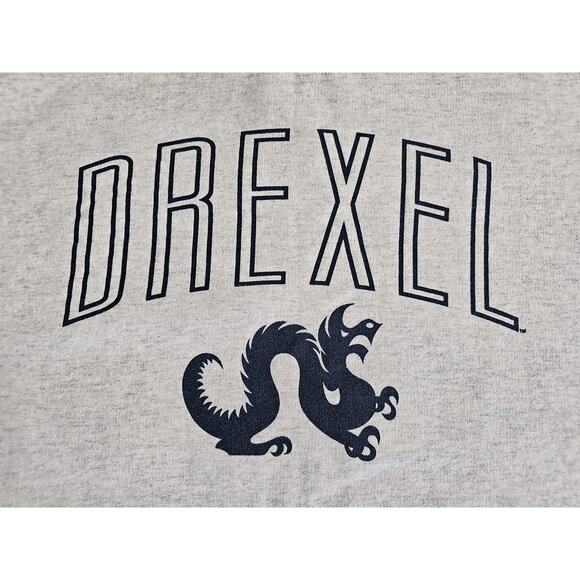 Champion Drexel University Oatmeal Crewneck Sweatshirt Size Large - Picture 3 of 10